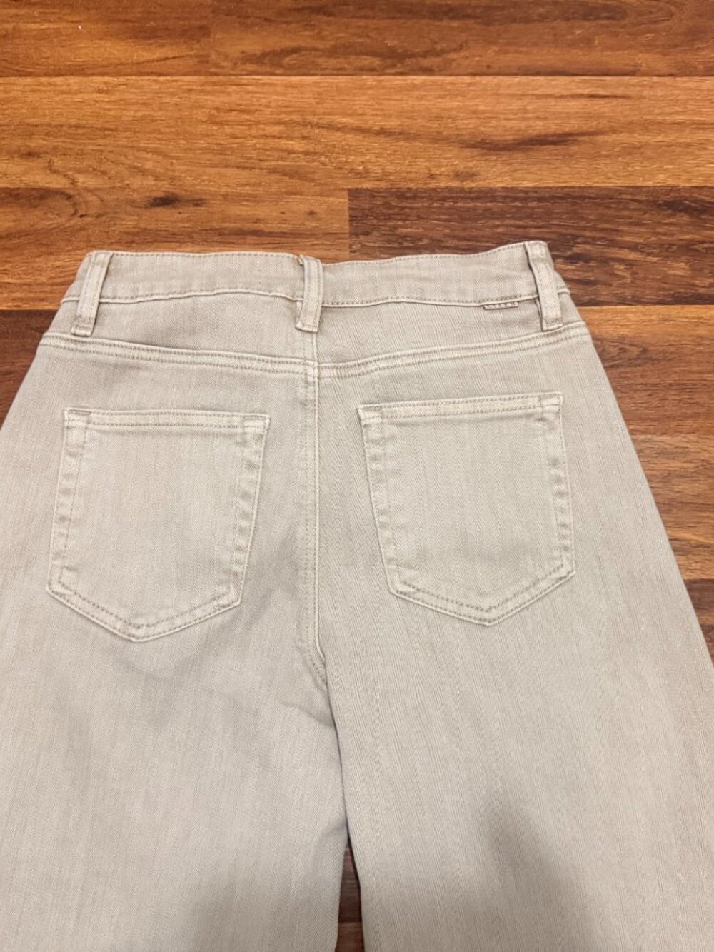 Risen Jeans Lurex Palazzo Taupe Pants Sz - Picture 5 of 8